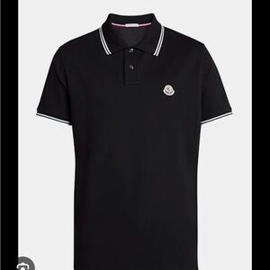 Men’s Moncler Polo Shirt Dark Navy